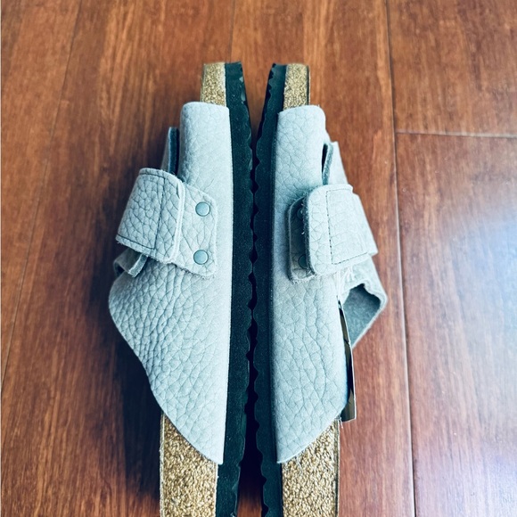 Birkenstock Men Kyoto Desert Slide Sandals in Whale Gray Eu 41 US 8-8.5 - Picture 7 of 9